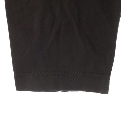 Prada Long Sleeved Cotton Hoodie T-Shirt Hood Long Sleeve Brown