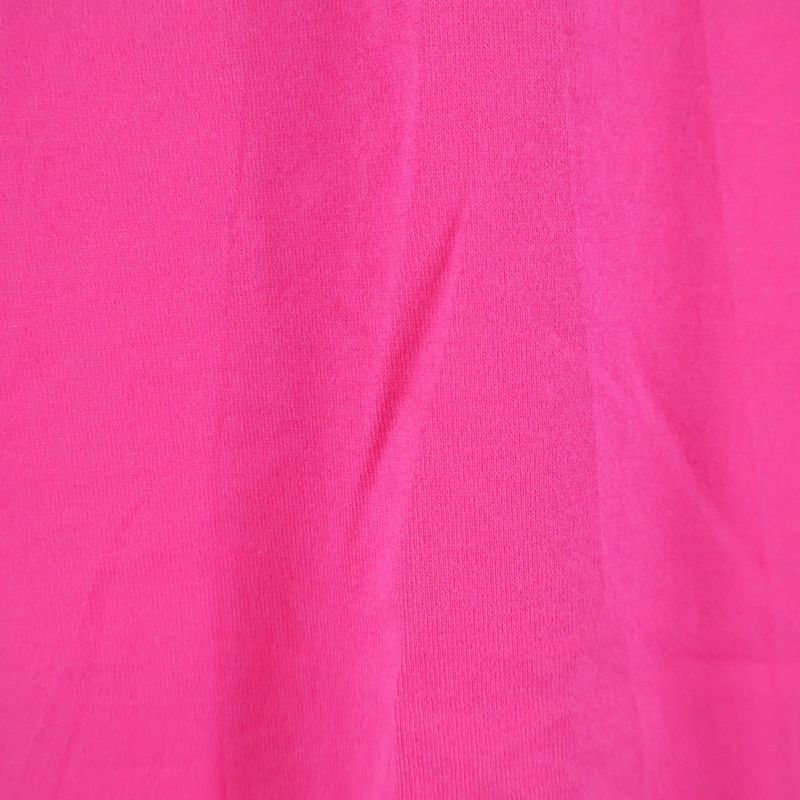 Celine Front Logo Print Crew Neck Short Sleeve T-Shirt Pink