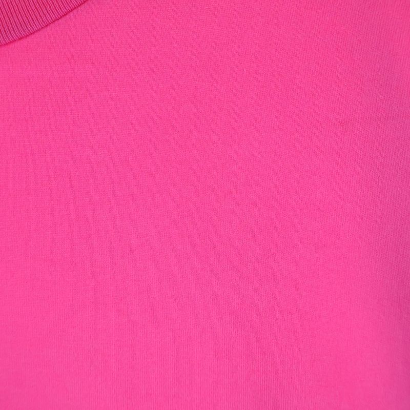 Celine Front Logo Print Crew Neck Short Sleeve T-Shirt Pink