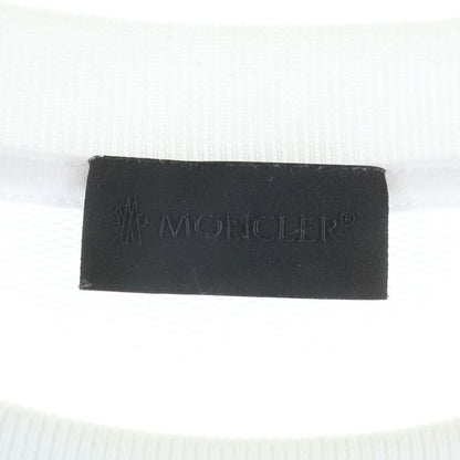 Moncler Sweatshirt Graphic Print Crew Neck White