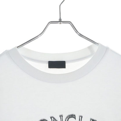 Moncler Sweatshirt Graphic Print Crew Neck White