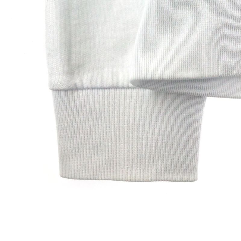 Moncler Sweatshirt Graphic Print Crew Neck White