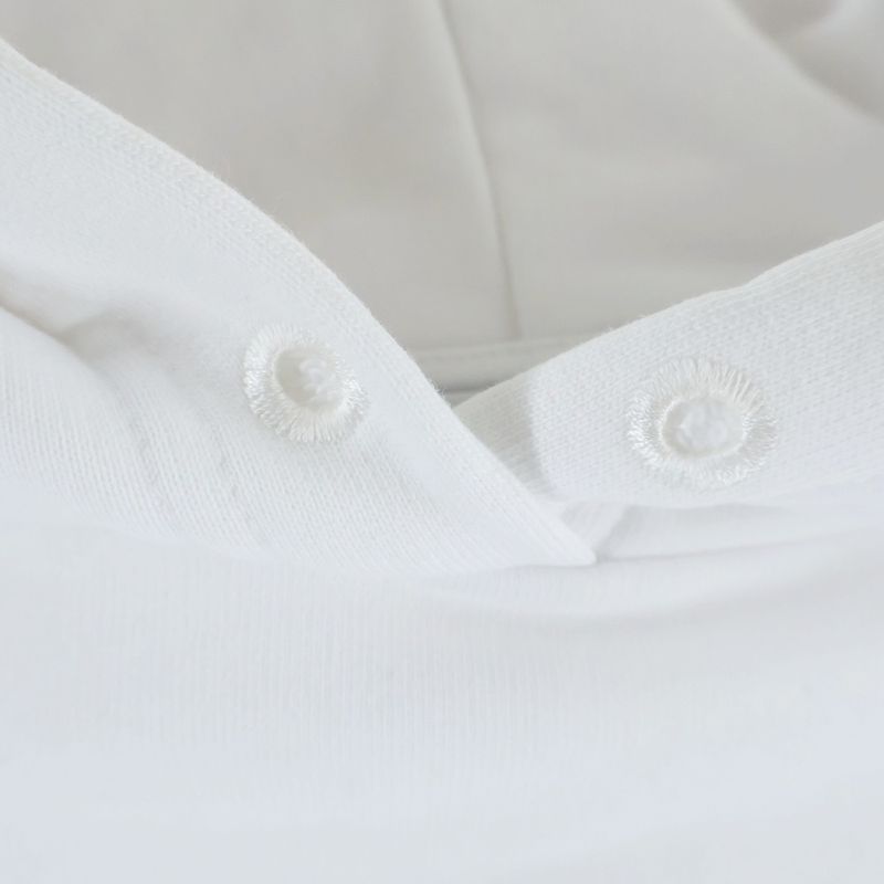 Balenciaga Logo Hoodie White Cotton