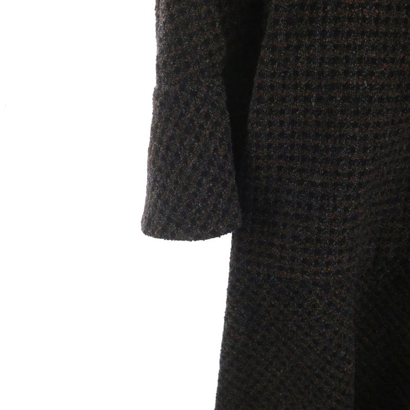 Chanel Tweed Dress Brown