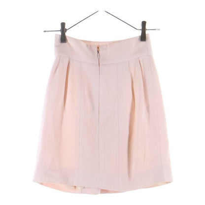 Chanel Set CC Logo Button Sleeveless Double Breasted Jacket Mini Skirt Pink