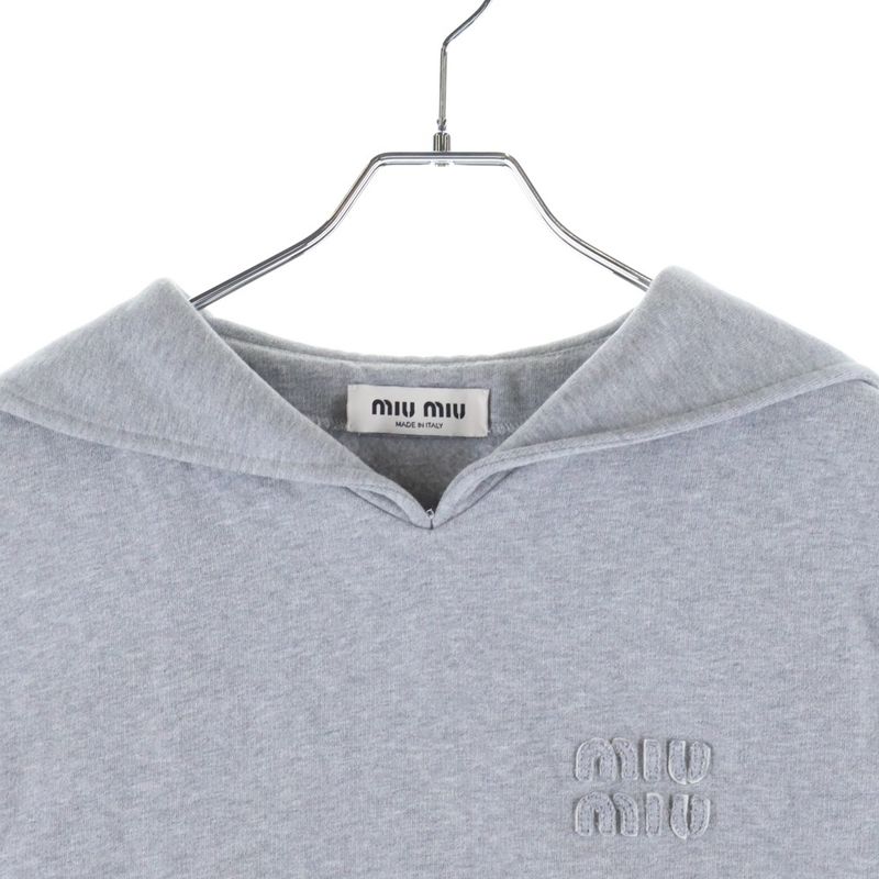Miu Miu Sarah Color Sleeveless Top Gray
