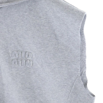 Miu Miu Sarah Color Sleeveless Top Gray