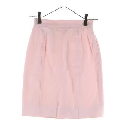Chanel Set CC Logo Button Tailored Jacket Tight Mini Skirt Pink