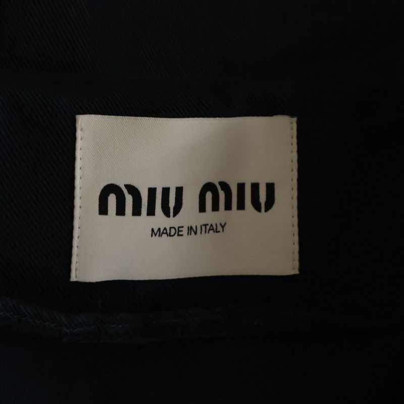 Miu Miu Drill Jacket Navy 38