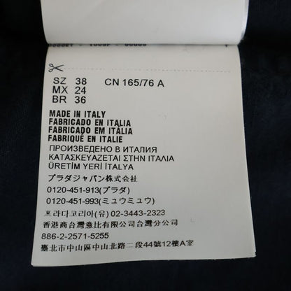 Miu Miu Drill Jacket Navy 38