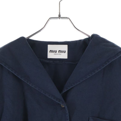 Miu Miu Drill Jacket Navy 38