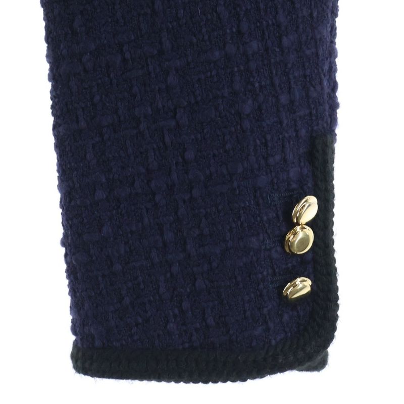 Miu Miu Tweed Jacket Navy 40