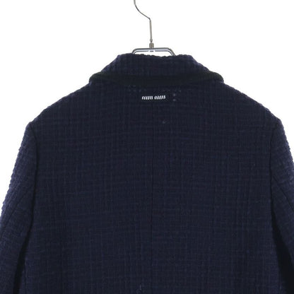 Miu Miu Tweed Jacket Navy 40