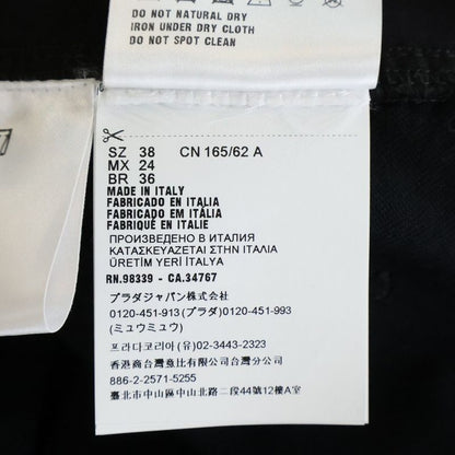 Miu Miu Velvet Capenta Pants Black 38
