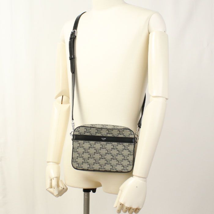 Celine Small Messenger Bag Triomphe Canvas
