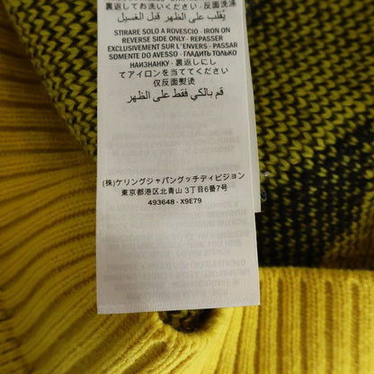 Gucci Wool Knit Sweater Crew Neck Yellow