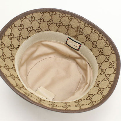 Gucci Fedora Hat GG Canvas Hat Cotton