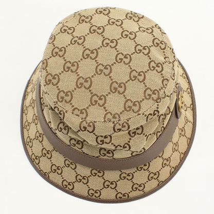 Gucci Fedora Hat GG Canvas Hat Cotton