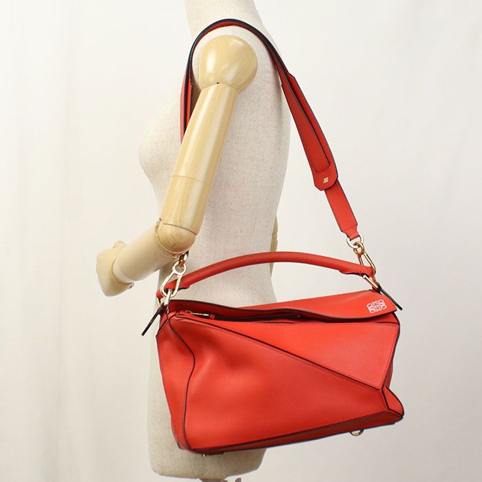 Loewe Bag 2-Way Puzzle Handbag Calf