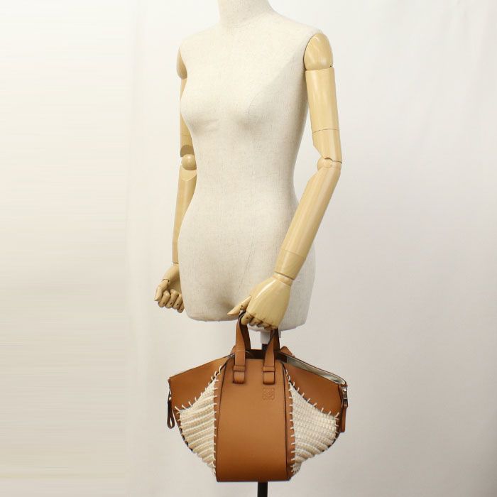 Loewe Hammock Bag Small 2-Way Handbag Calf Cotton
