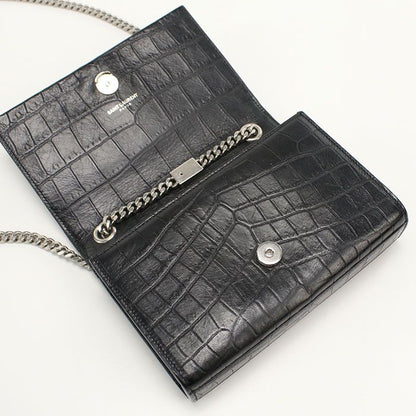 Saint Laurent Chain Shoulder Bag Leather