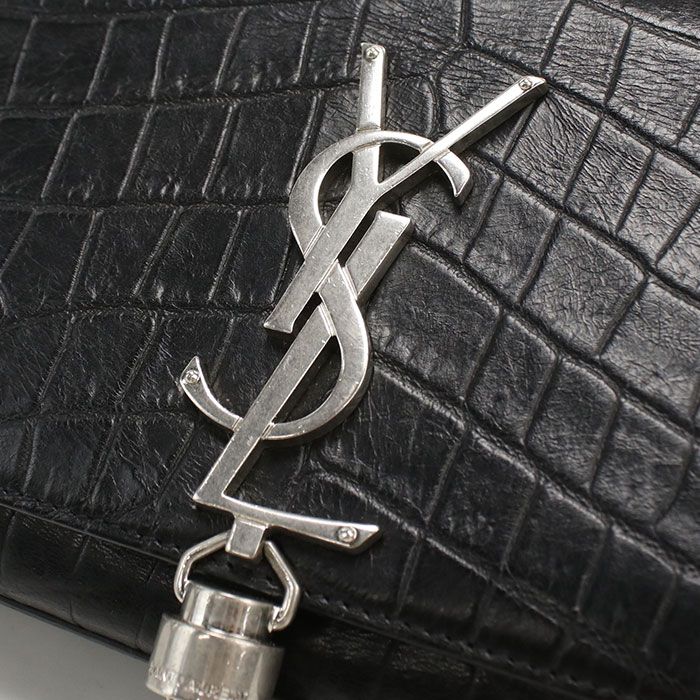 Saint Laurent Chain Shoulder Bag Leather