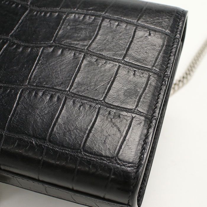 Saint Laurent Chain Shoulder Bag Leather