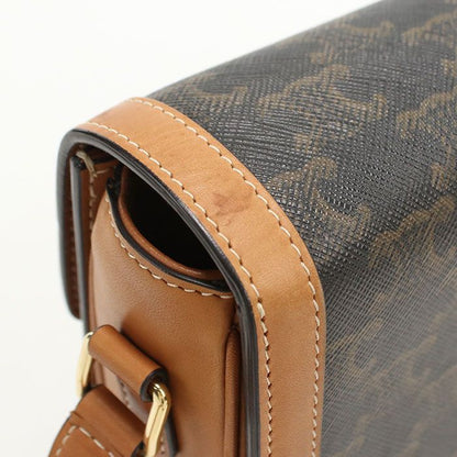 Celine Triomphe Canvas Crossbody Shoulder Bag Calf