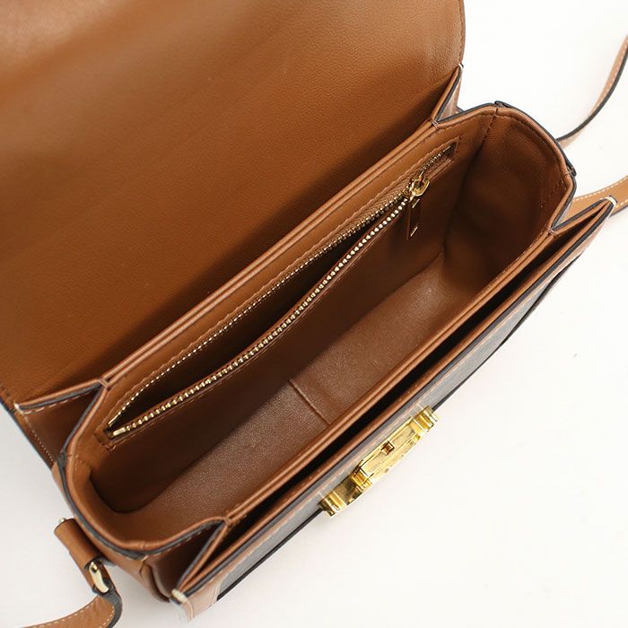 Celine Triomphe Canvas Crossbody Shoulder Bag Calf