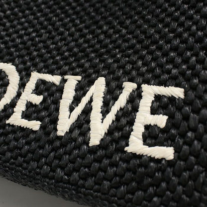 Loewe Tote Mini 2-Way Font Basket Raffia Leather