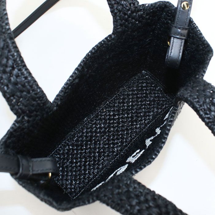 Loewe Tote Mini 2-Way Font Basket Raffia Leather