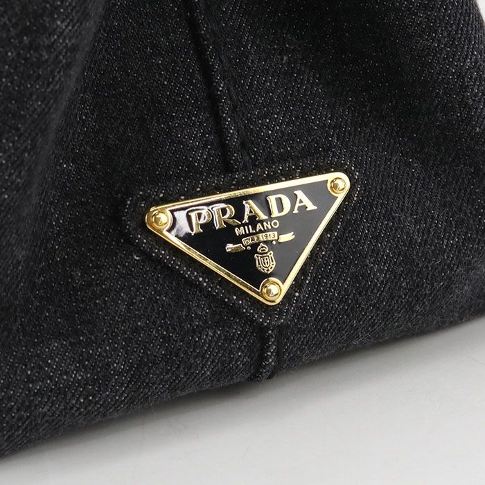 Prada 2-Way Canapa Tote Cotton Canvas