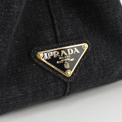 Prada 2-Way Canapa Tote Cotton Canvas