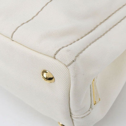 Prada 2-Way Canapa Tote Cotton Canvas