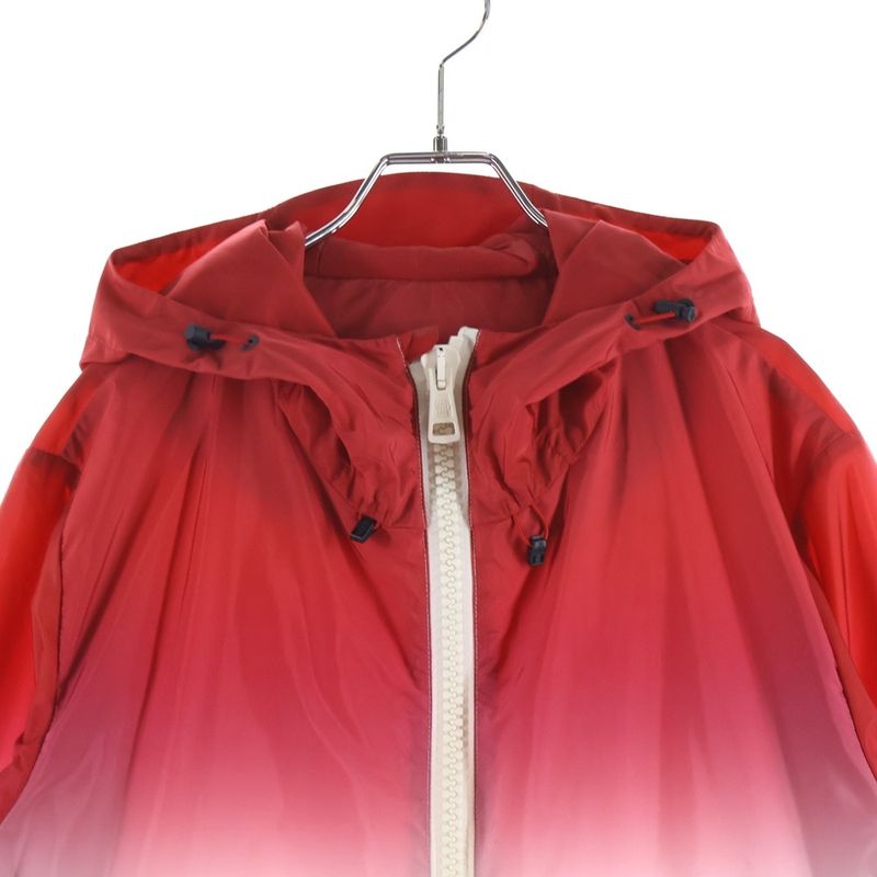 Moncler Maribeu Giubbotto Zip Up Nylon Jacket Red