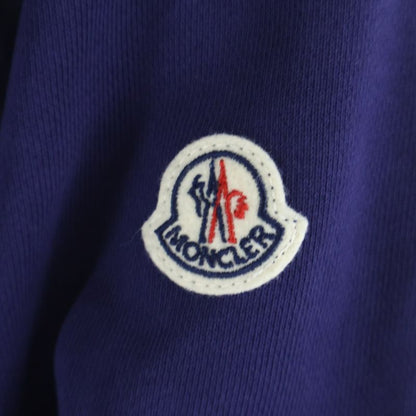 Moncler Down Contrast Zip Up Jacket Blue