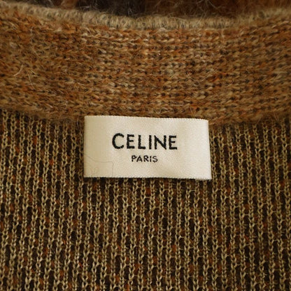 Celine Argyle Mohair Cardigan Agyle Diamond Brown