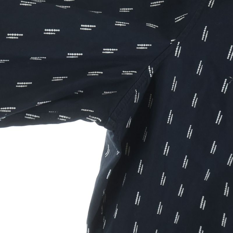 Celine Sorbonne Color Dot Print Long Sleeve Shirt Black