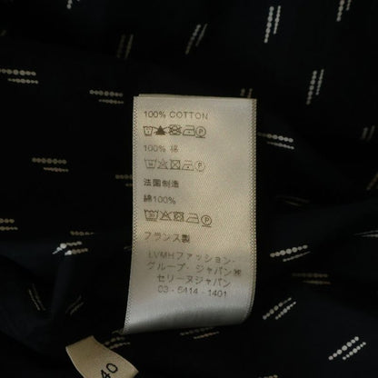Celine Sorbonne Color Dot Print Long Sleeve Shirt Black