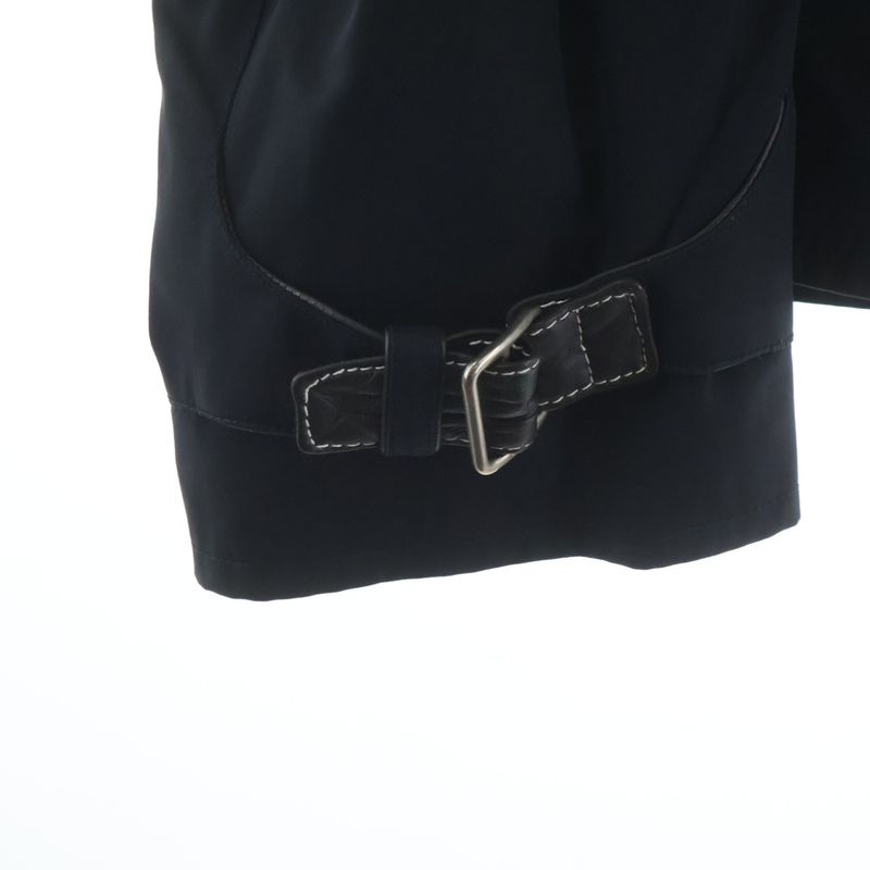 Hermes Cotton Button Up Shirt Jacket Black