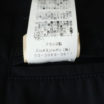 Hermes Cotton Button Up Shirt Jacket Black