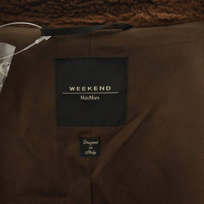 Max Mara Weekend Line Teddy Boa Coat Chesterfield Dark Brown ES