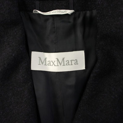 Max Mara Suit Set Top and Bottom Jacket Skirt Knee Length Tight Belt Wool Silk