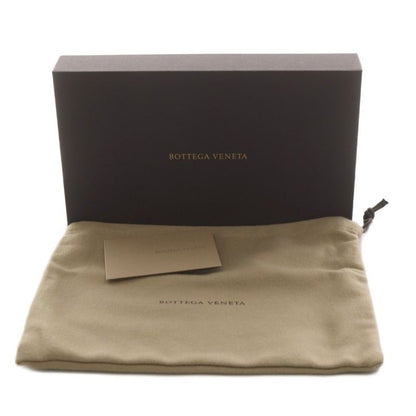 Bottega Veneta Intrecciato Wallet Zip Around Coin Purse Leather Brown