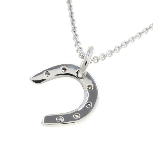 Hermes Horse Shoe Necklace Diamond