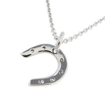 Hermes Horse Shoe Necklace Diamond