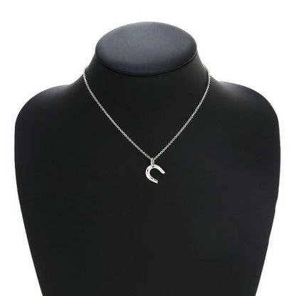 Hermes Horse Shoe Necklace Diamond