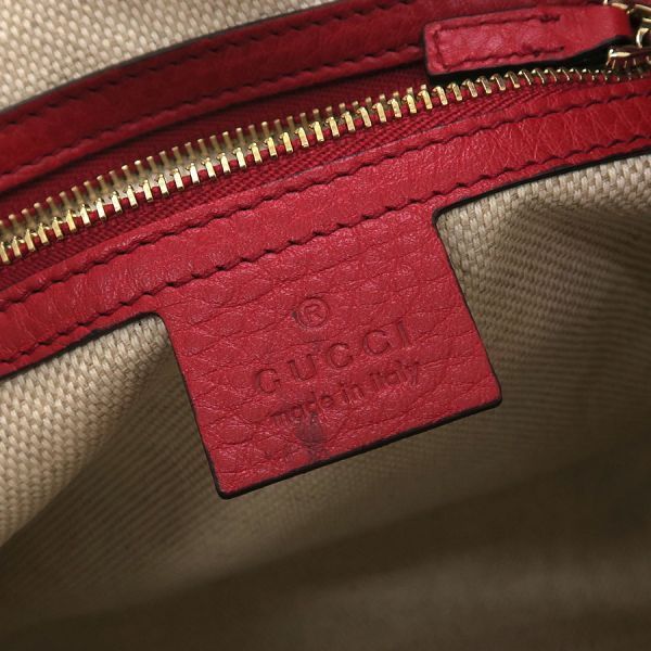 Gucci Soho Handbag Red