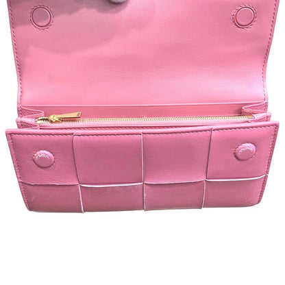 Bottega Veneta Cassette Large Flap Wallet Leather