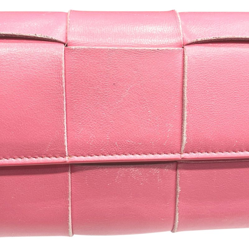 Bottega Veneta Cassette Large Flap Wallet Leather